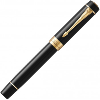 Перьевая ручка Parker Duofold Classic Centennial F77, Black / Gold (Перо F)