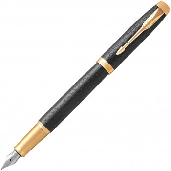 Перьевая ручка Parker IM Premium F323, Black GT (Перо F)