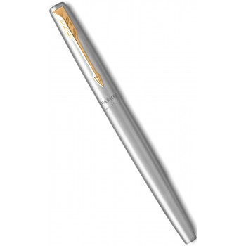 Набор: перьевая + шариковая ручки Parker Jotter Core FK691, Stainless Steel GT (Перо M)