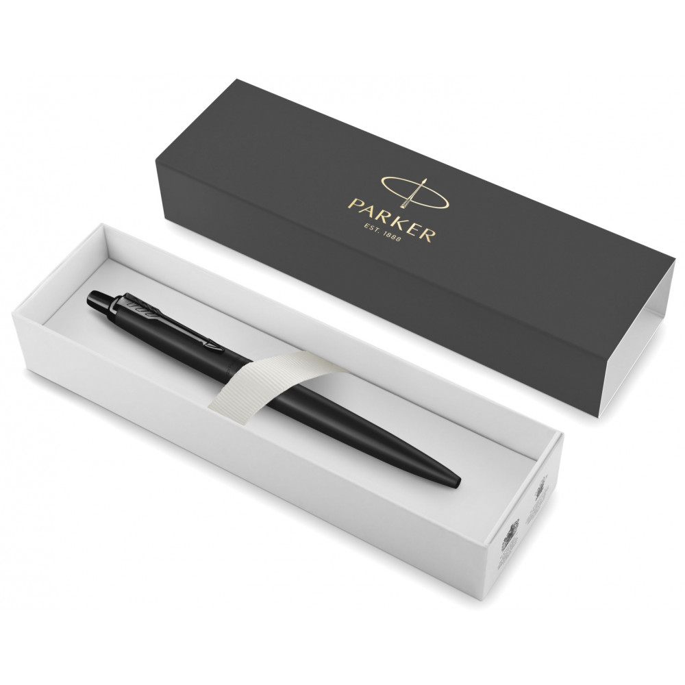 Подарочный набор: Ручка шариковая Parker Jotter Monochrome XL SE20, Black BT + Ежедневник PARKER Black GS