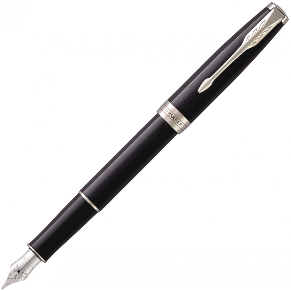 Ручка перьевая Parker Sonnet Core F530, Lacquer Black СT (Перо F)