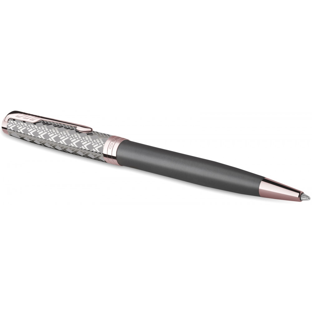 Ручка шариковая Parker Sonnet Premium K537, Metal Grey PGT