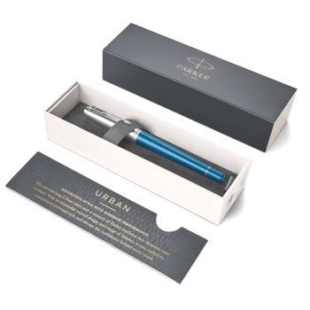 Ручка перьевая Parker Urban Premium F310, Dark Blue CT (Перо F)