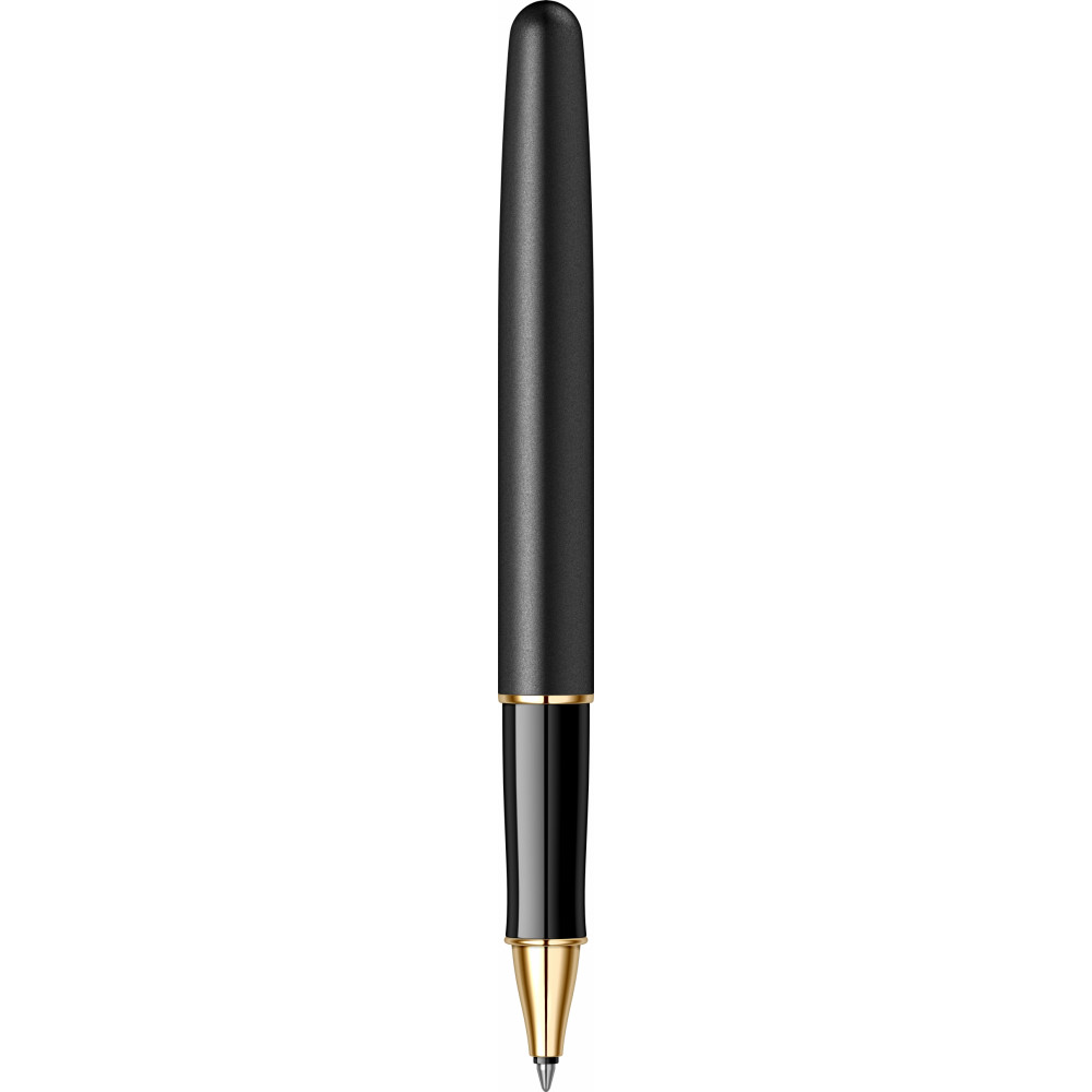 Подарочный набор: Ручка-роллер Parker Sonnet Core T528, Matte Black GT +  Ежедневник PARKER Premium, Black GS