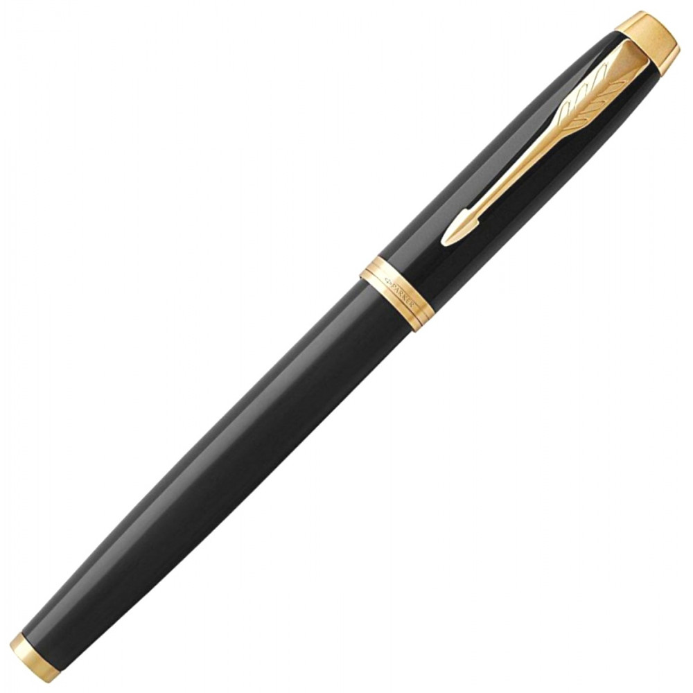 Набор Parker 2020: ручка перьевая Parker IM Core F321, Black GT (Перо M) + чехол для ручки