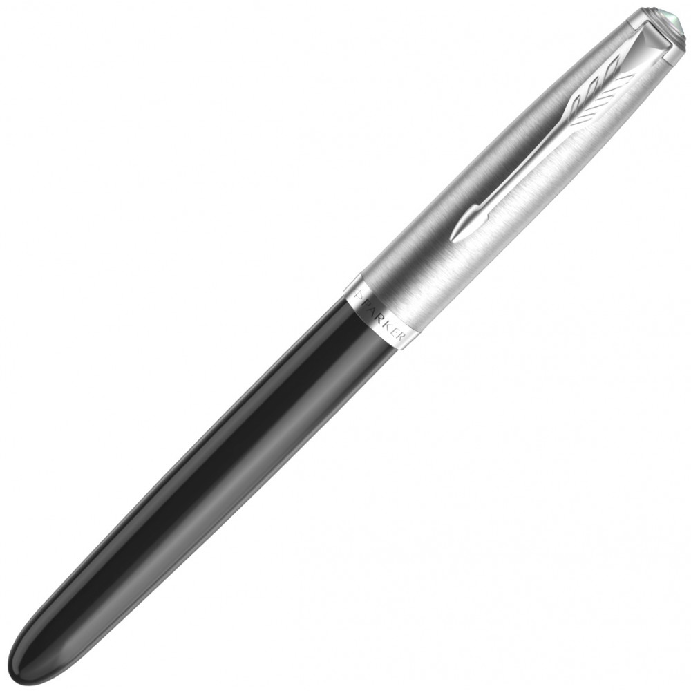 Ручка перьевая Parker 51 Core, Black CT (Перо F) 2123491